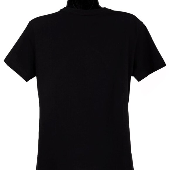 Rose Cross Women's Black Crew T-shirt - Picture 7 of 7